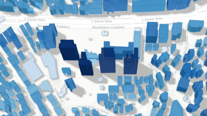 Dünya üzerindeki tüm binaları gösteren interaktif harita: “GlobalBuildingAtlas”