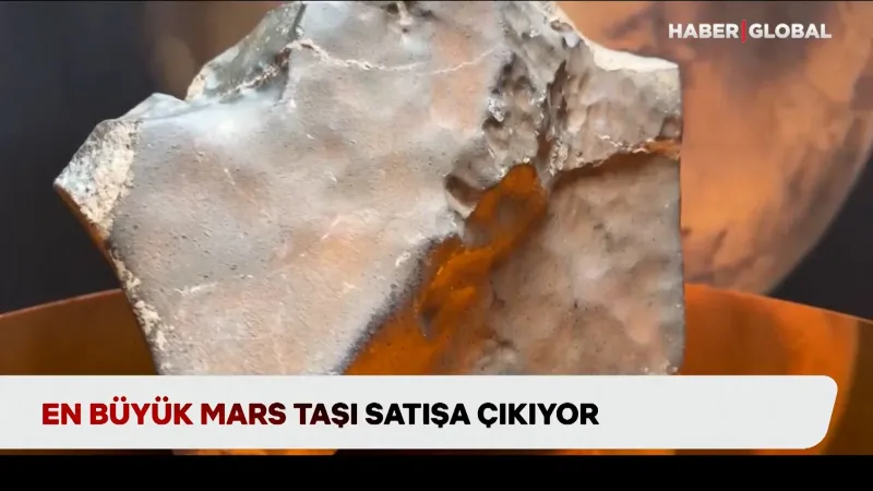 En büyük Mars taşı satışa çıkıyor