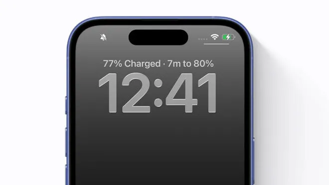 iOS 26, şarjın ne zaman tamamlanacağını gösteriyor