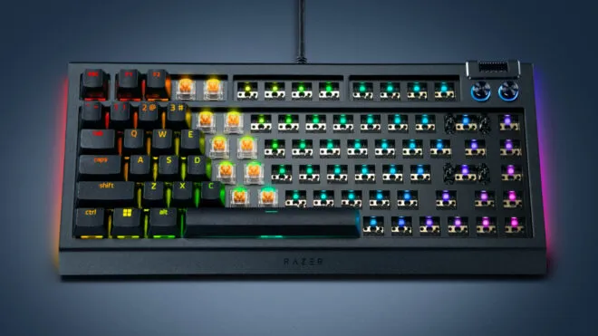 Razer BlackWidow V4 75% Barebones tanıtıldı