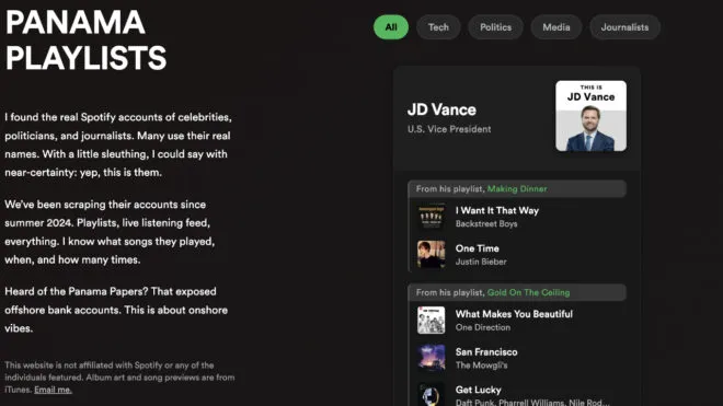 Ünlülerin Spotify'da Ne Dinlediğini Bilen Site Şok Etti!